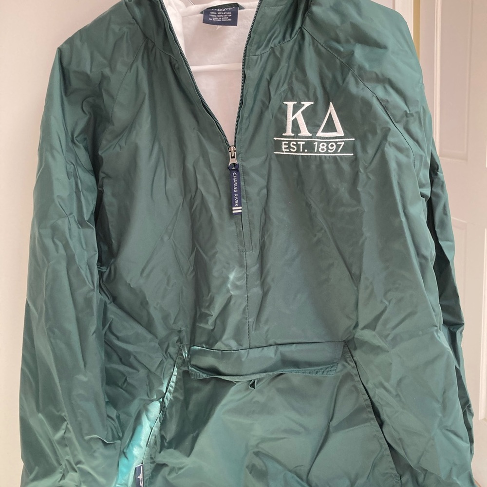 Charles River Kappa Delta Half-Zip Rain Jacket - Picture 6 of 6